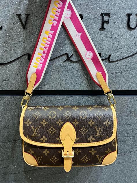 lv mono bag|louis vuitton diane monogram strap.